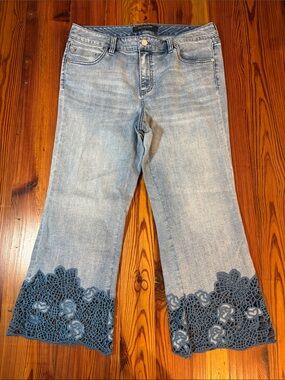 Liverpool Hannah Crop Flare Jeans, Size 12